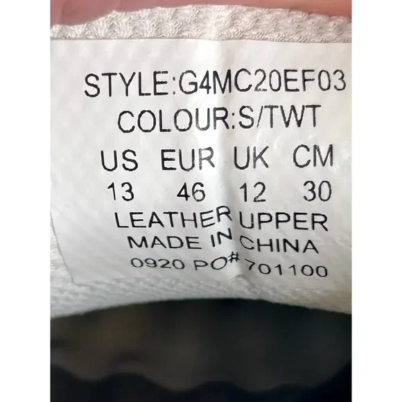 G/FORE Men's Saddle Gallivanter Golf Shoes Size 13 White & Navy Preppy - Picture 8 of 8